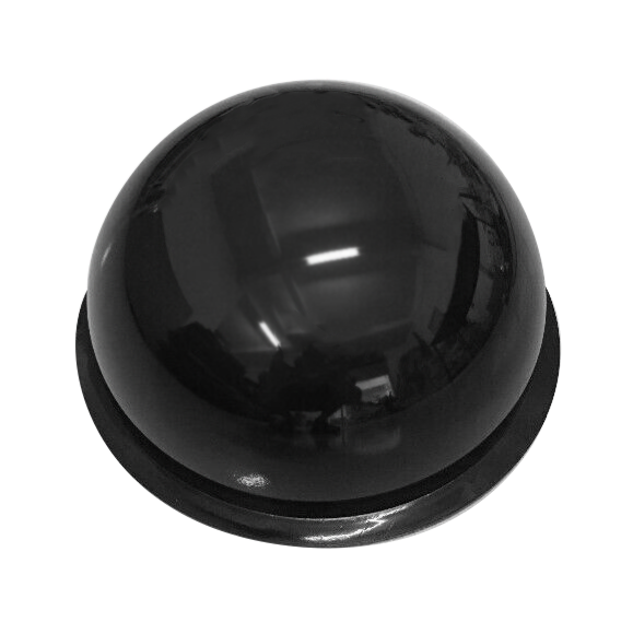 Acryl-PMMA-Kuppelform, schwarzer Staubschutz mit Rand