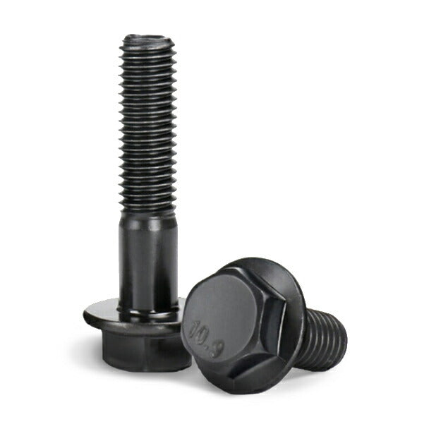 M12 x 1.25 x 50mm Flanged Hexagon Head Bolt 2 Pcs Wrench 15mm