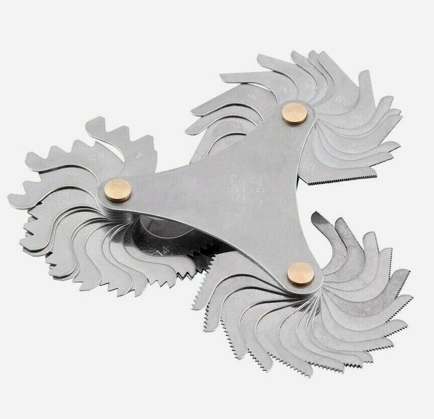 America SAE Thread Pitch Measure Gauge 51 Blades