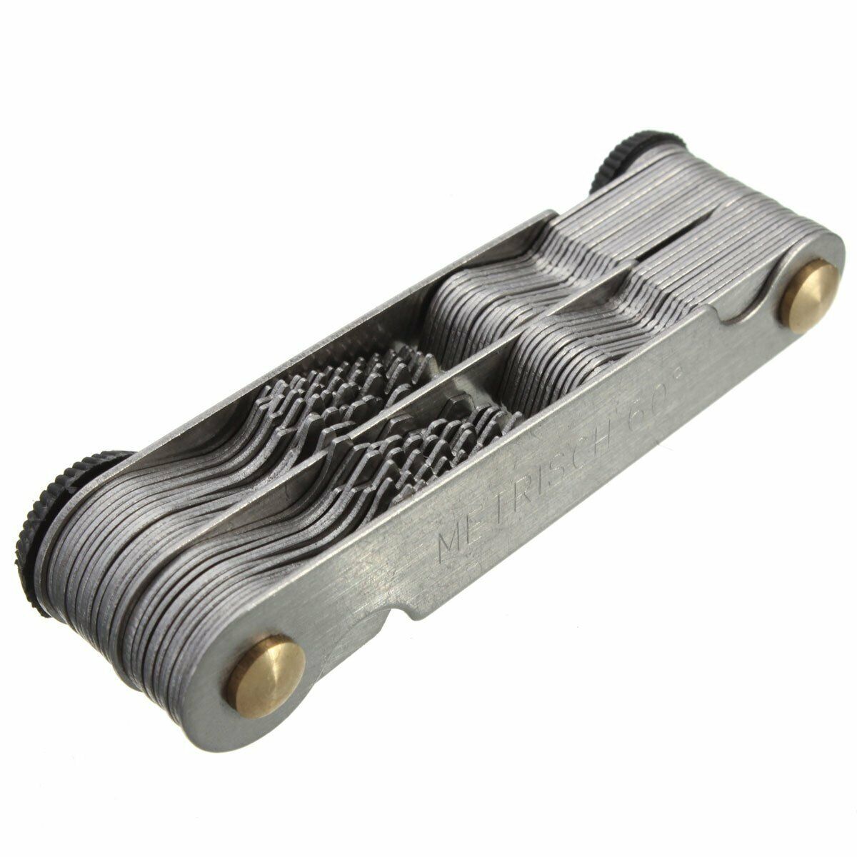 SAE and Metric Screw Thread Pitch Size Measure Gage