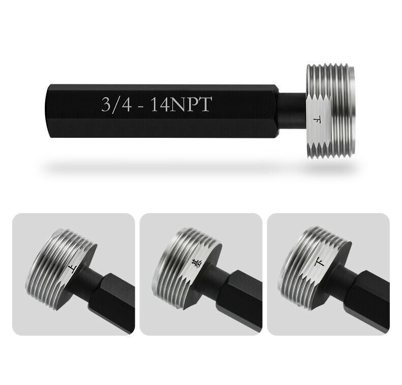 Jauge de bouchon de filetage de tuyau conique 1 1/2" - 11 1/2 NPT
