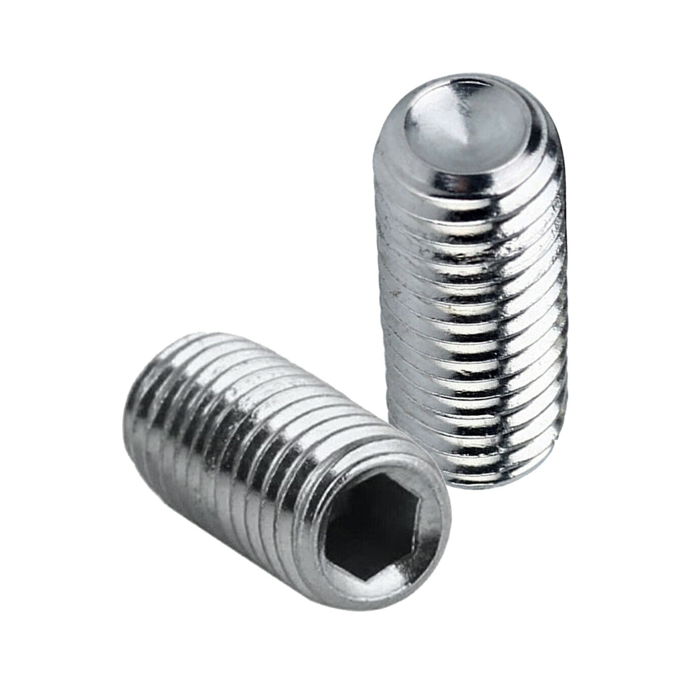 M3 x 0.5 x 5mm Cup Point Socket Set / Grub Screws Stainless Steel 20 Pcs