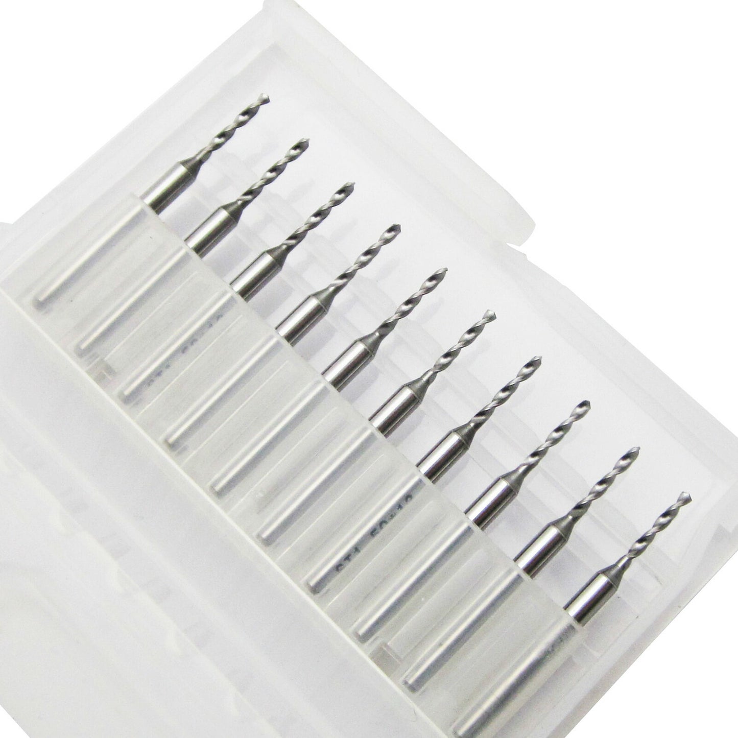 10 forets en carbure PCB 1,65 mm.