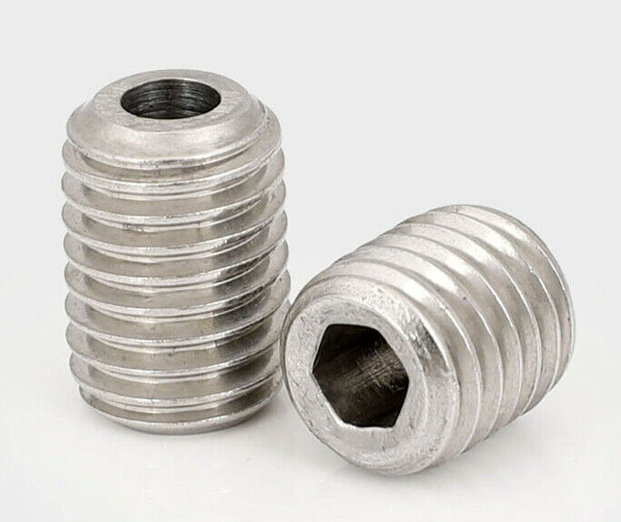 M12 x 1,75 x 25 mm, Loch 6 mm Steckschlüsselsatz/Gewindestift, hohle Durchgangslochschrauben, Bolzen, 2 Stk