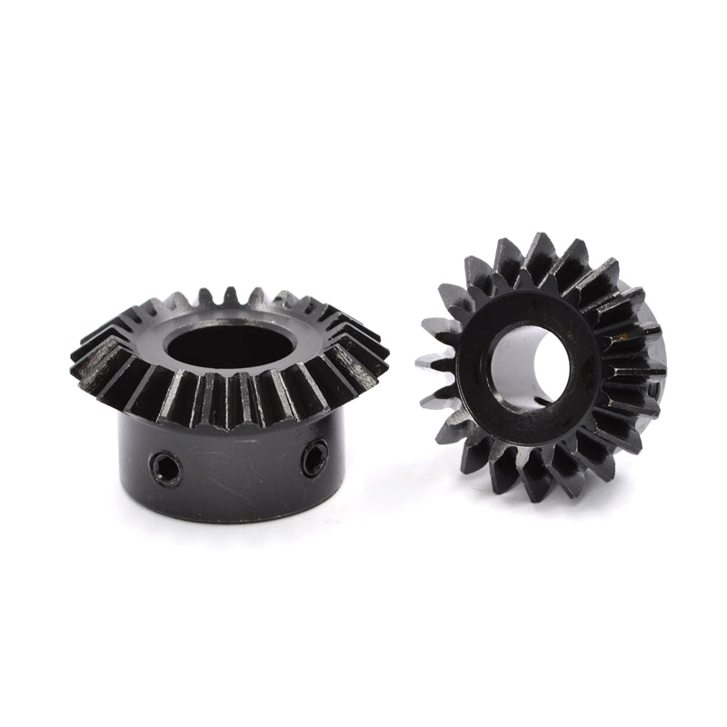 Modul 2 Anzahl der Zähne 20 Bohrung 12 mm mit 4 mm Keilnutverhältnis 1:1,25 Kegelrad aus Stahl