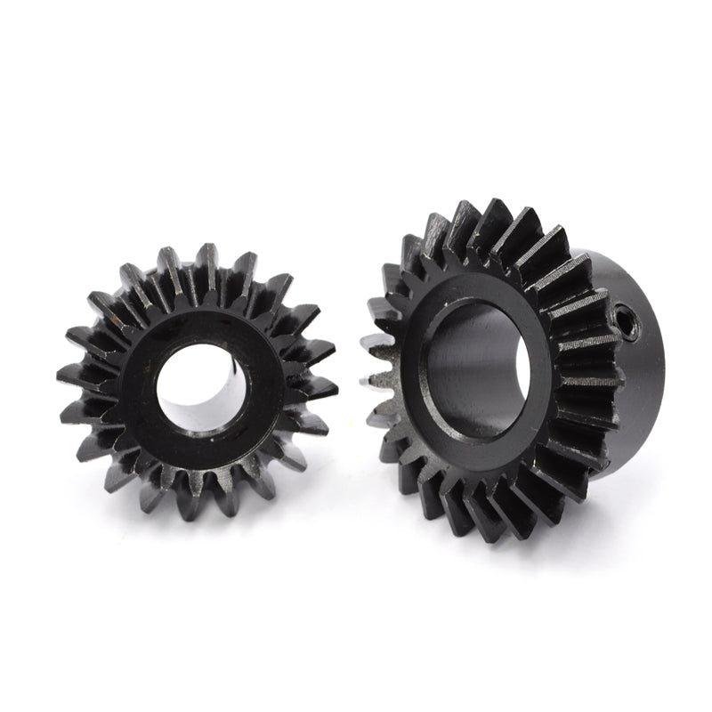 Module 2 Nombre de dents 20 Alésage 15 mm avec rapport de rainure de 5 mm 1:1,25 Engrenage conique en acier