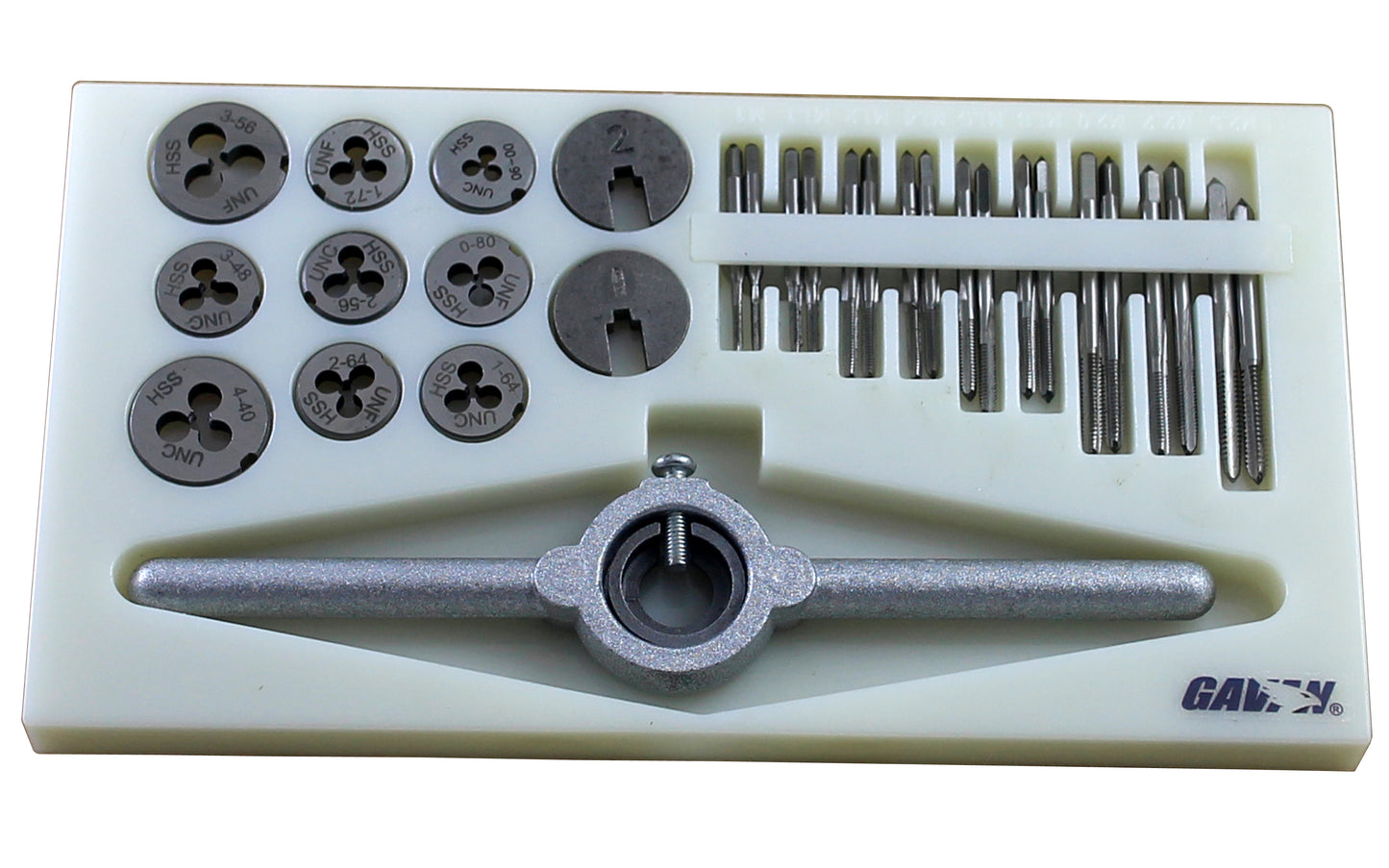 31 PCS HSS Mini Tap and die Set UNF/UNC 0-90 to 4-40