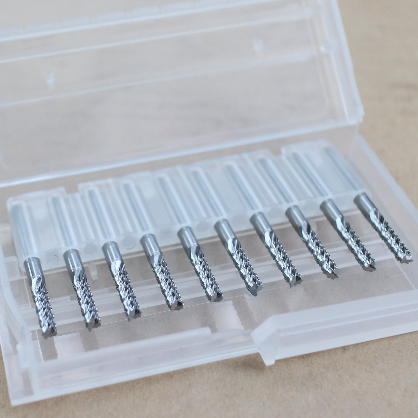 1.9mm 10Pcs Diamond Cut Carbide Router Burrs