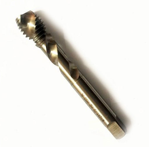 M2.5 x 0.45mm HSS Spiral Right hand Thread Tap for Aluminum