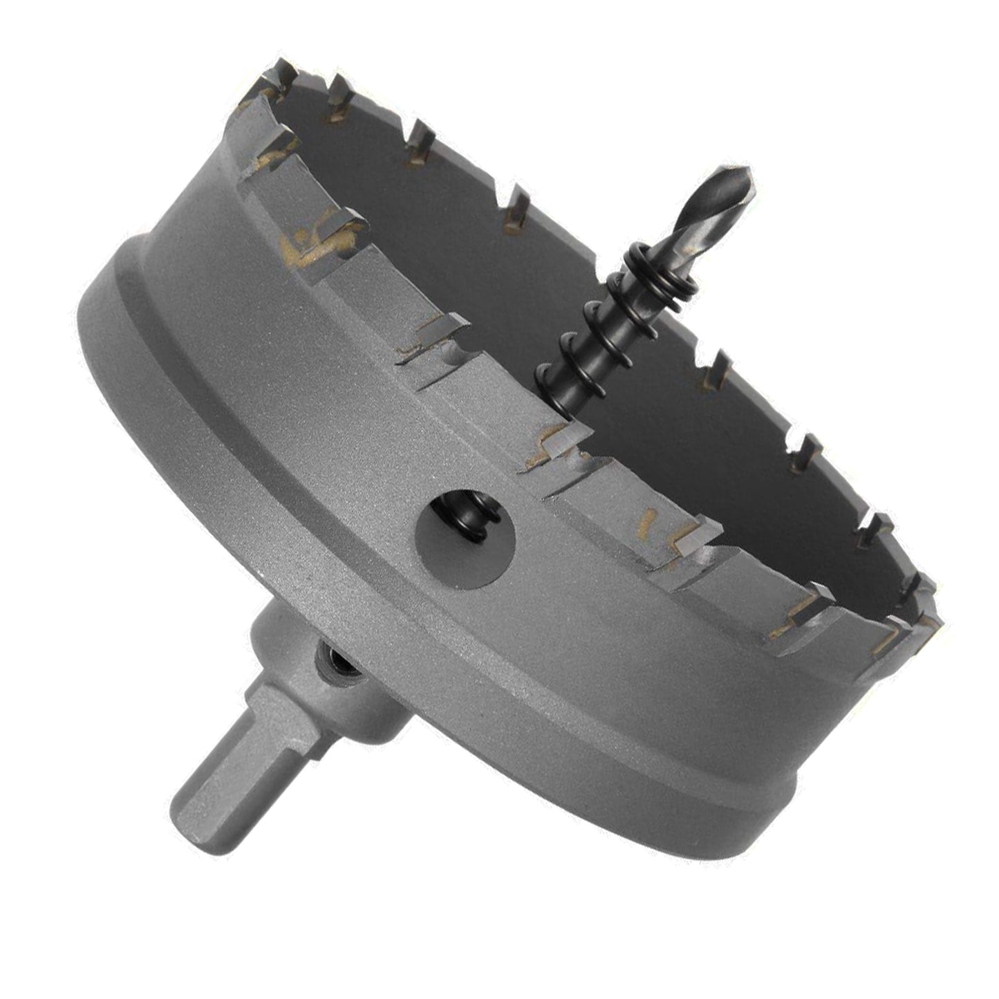 105 mm Lochsäge mit Hartmetallspitze für Metallschneider aus Edelstahl