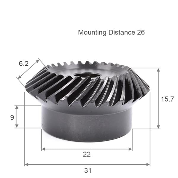 Module 1.0 Gears - 8mm Bore