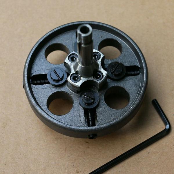 Unabhängiges 4-Backen-Spannfutter mit umkehrbaren Backen, 8-mm-Uhrmacher-Drehmaschine