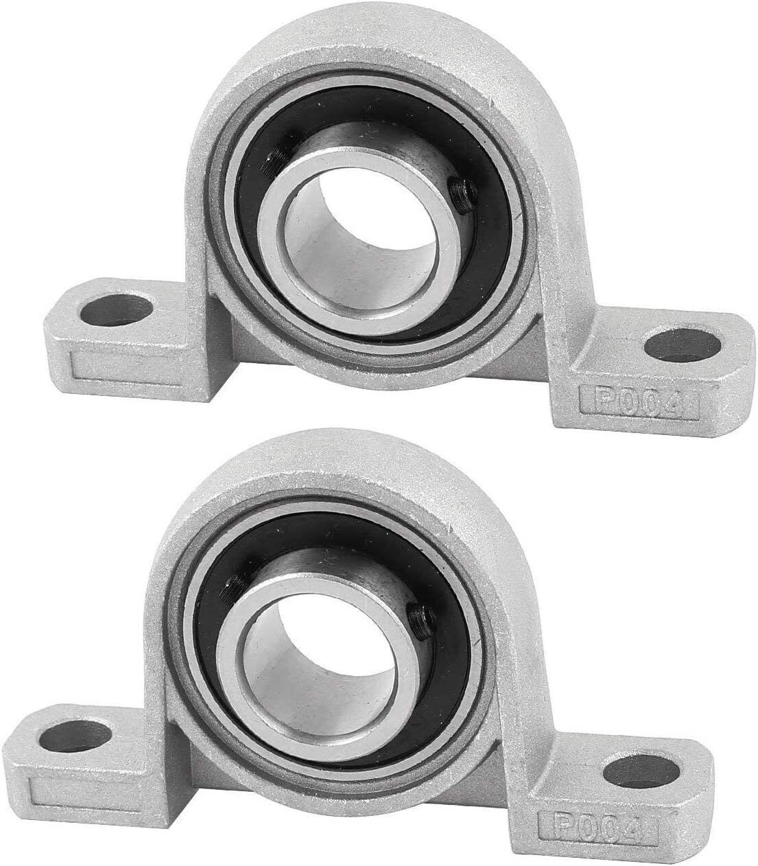 Bore 25mm 2Pcs Mounted Ball Bearing Pillow Block