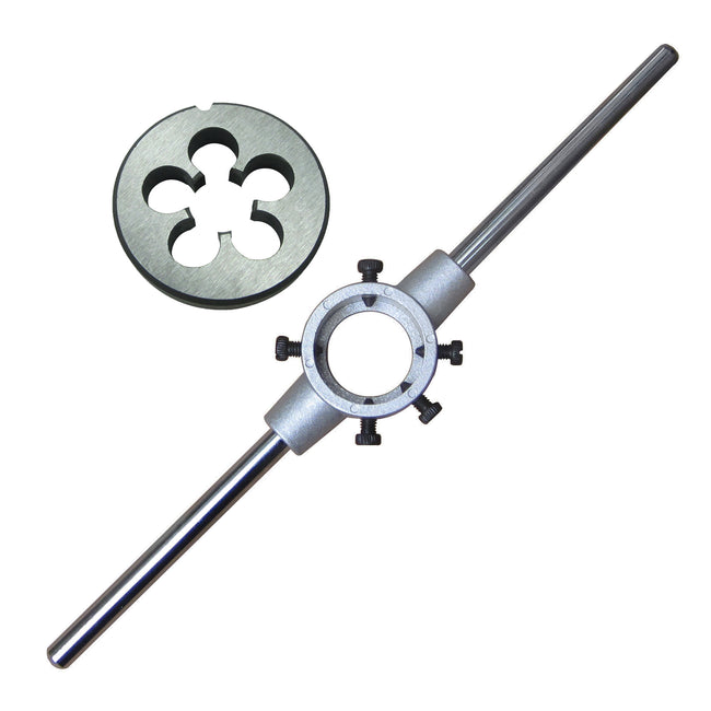 1/2" - 28 Right Hand Thread Die and Handle Set