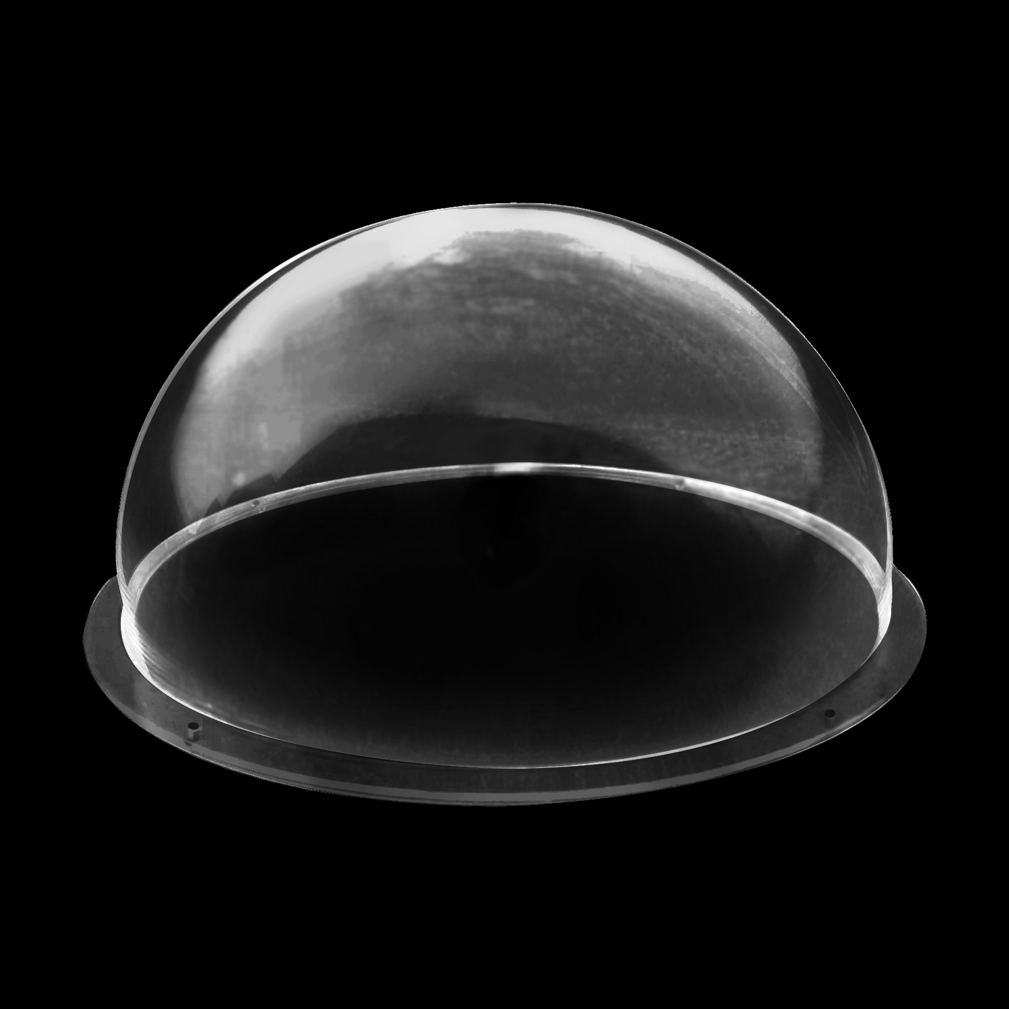 Acrylic PMMA Dome Shape Dust Cover with Screw hole