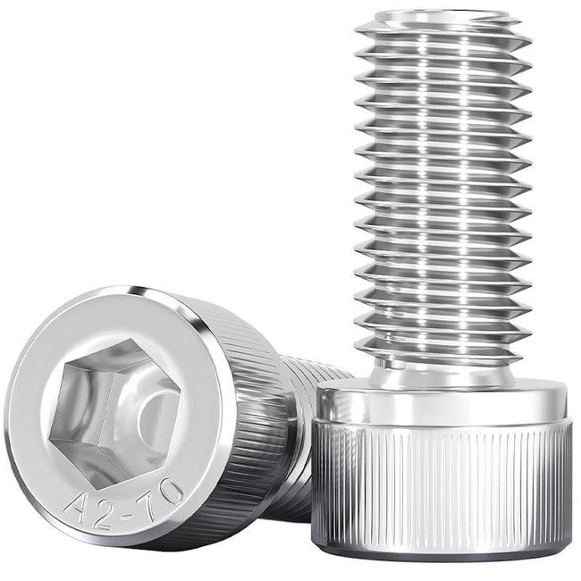 M10 x 1.25 x 20mm Socket Head Cap Screw Left hand Stainless Steel Bolt
