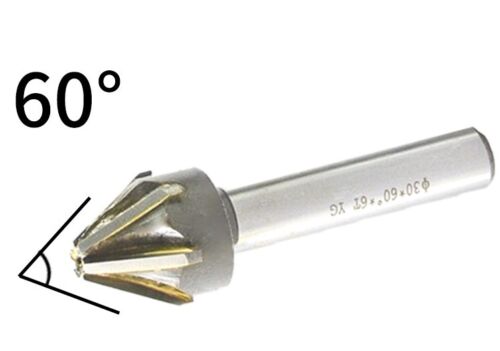 20mm (60 Degree) Shank 12mm Carbide Tip Chamfer Cutter