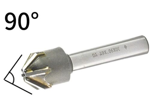 45mm (90 Degree) Shank 20mm Carbide Tip Chamfer Cutter