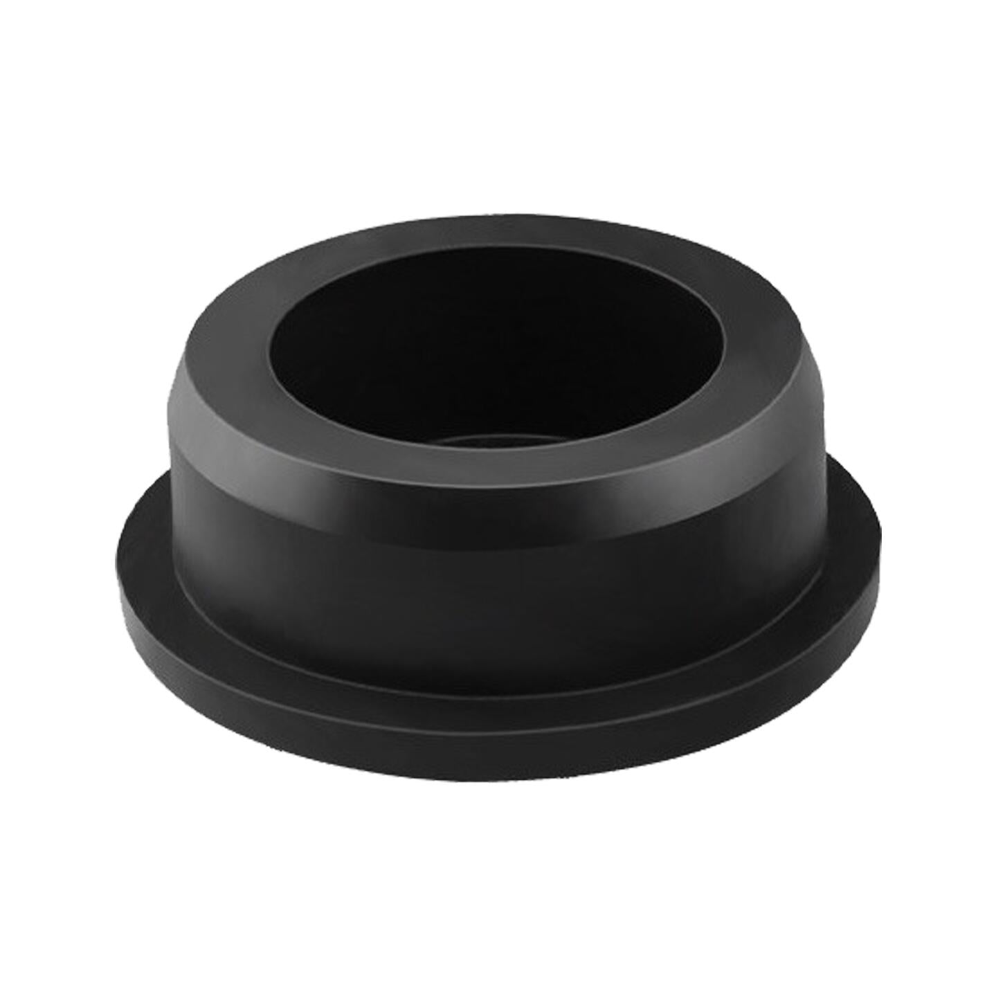 101.5mm Hollow Black Silicone Rubber Hole Plug 1 Pcs