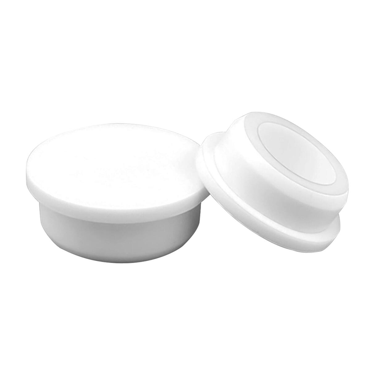 101.5mm Hollow White Silicone Rubber Hole Plug 1 Pcs