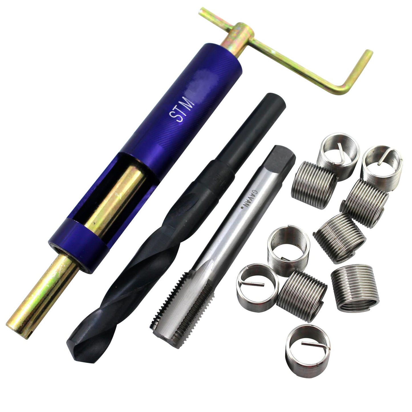 M20 x 2.0 Thread Repair Kit Insert Tap Drill bit Insertion Tool