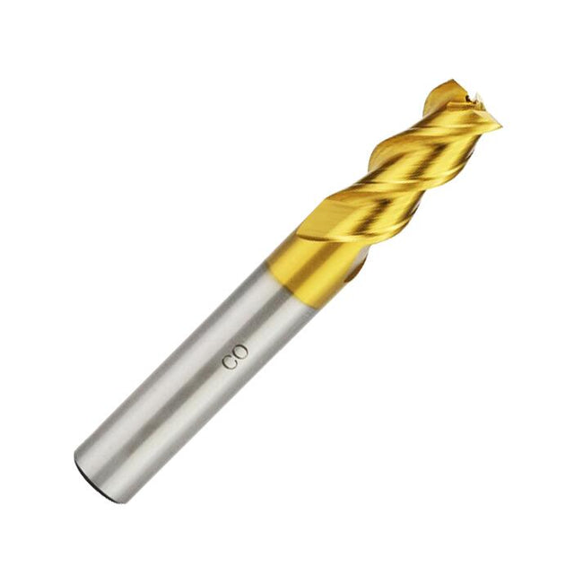 Cutting Diameter 2mm Overall Length 51mm 3 Flute HSS Cobalt End Mill Cutter