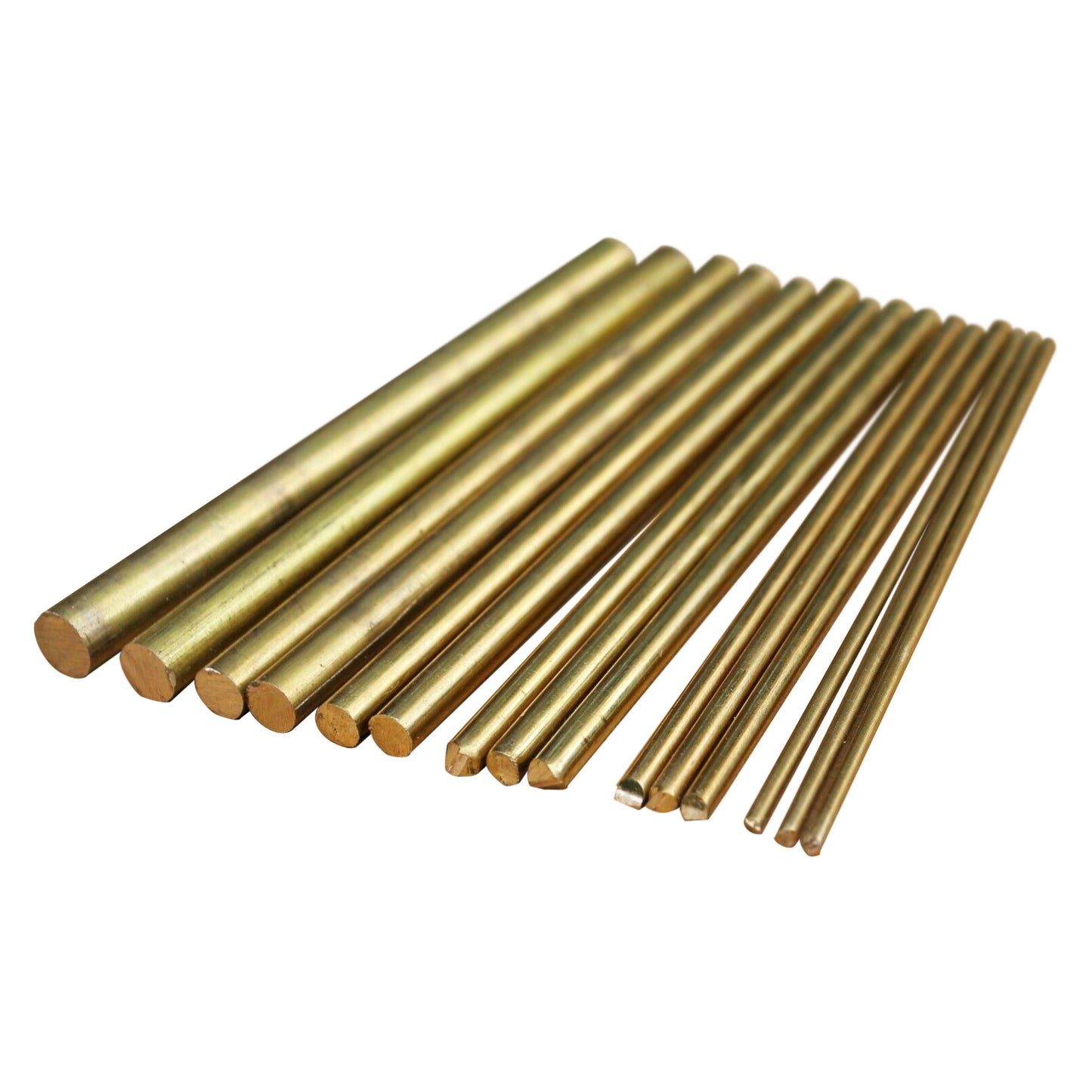 Brass rods Length 120mm Diameter 2mm, 3mm, 4mm, 5mm, 6mm, 7mm, 8mm 15Pcs