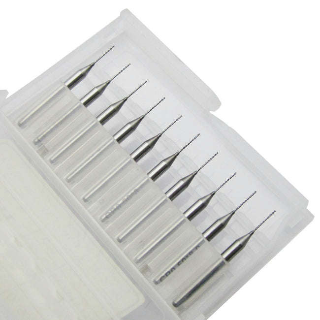 10 Pcs PCB Carbide Drill Bits 0.75mm