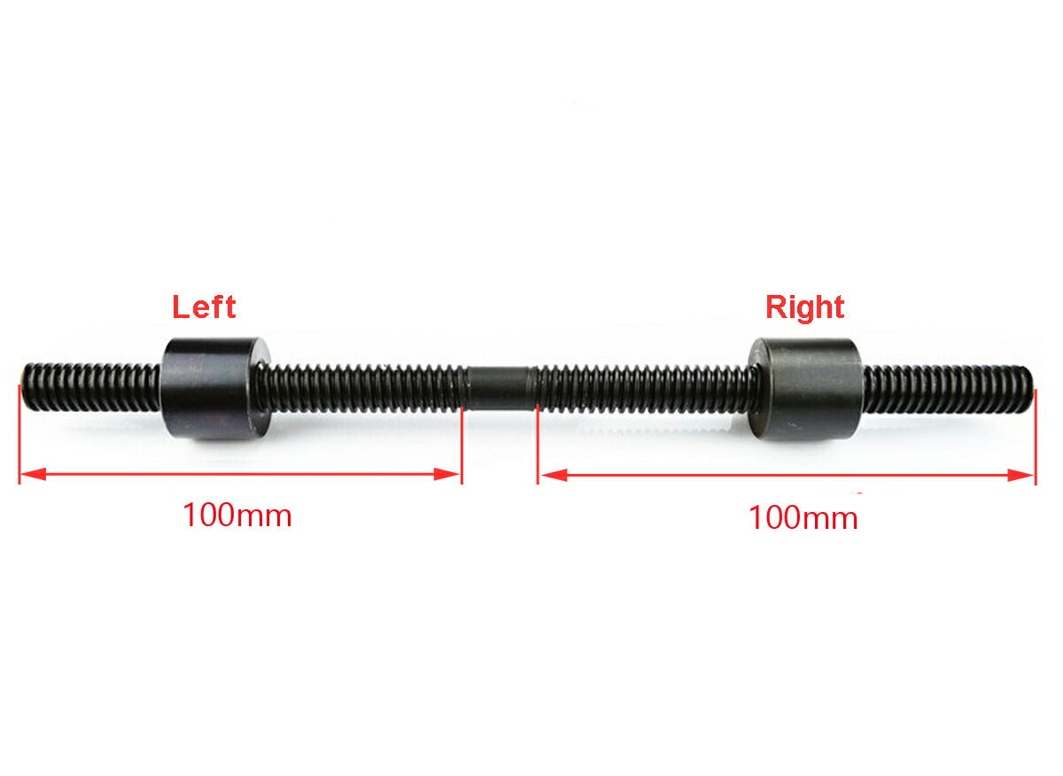 TR12 x 3 Thread length 200mm Left and Right Thread Trapezoidal Lead Screw