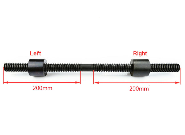 TR20 x 4 Thread length 400mm Left and Right Thread Trapezoidal Lead Screw
