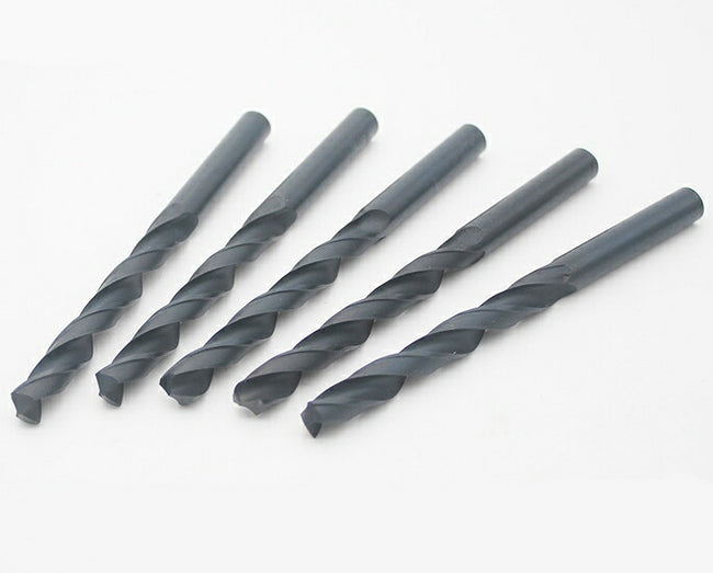 7.6 to 8mm (0.1mm Step) Diameter HSS Straight Shank Drill Bits 5Pcs