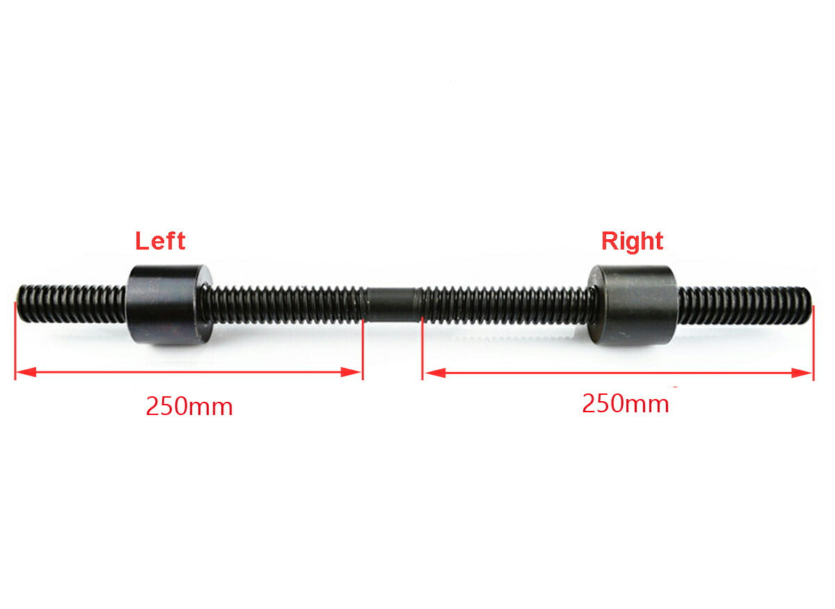 TR10 x 2 Thread length 500mm Left and Right Thread Trapezoidal Lead Screw