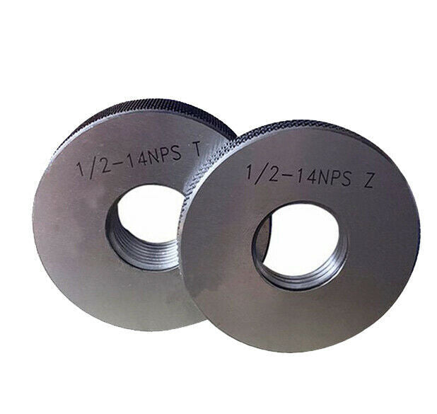 3/8" - 18 NPS Rohrlehrring mit geradem Gewinde