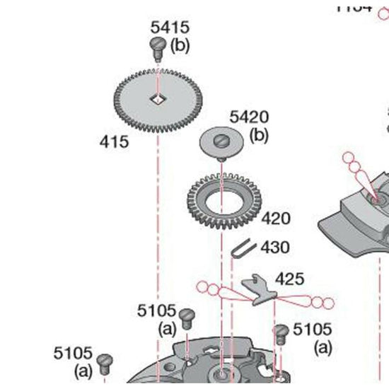 Screw for crown wheel 5 Pcs ETA 2824 2836 2846 Watch Movement Screws Parts