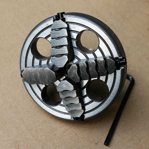 Unabhängiges 4-Backen-Spannfutter mit umkehrbaren Backen, 8-mm-Uhrmacher-Drehmaschine