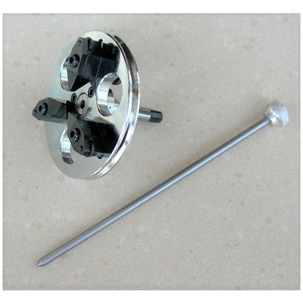 3-Backen-Planplatten-Scheibenfutter für 8-mm-Uhrmacherdrehmaschine WW-Größe