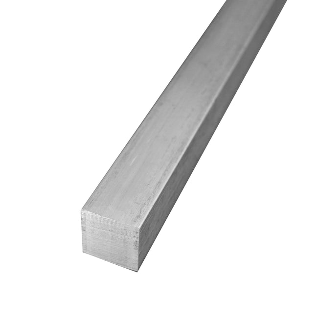 Barre carrée en aluminium de 22x22mm, longueur sélectionnée 100mm/300mm/500mm