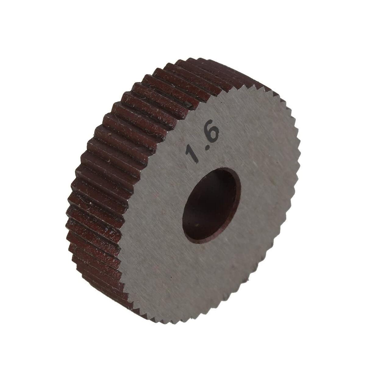 Outil de moletage à pas de 2 mm, diamètre extérieur de 28 mm, roue droite unique