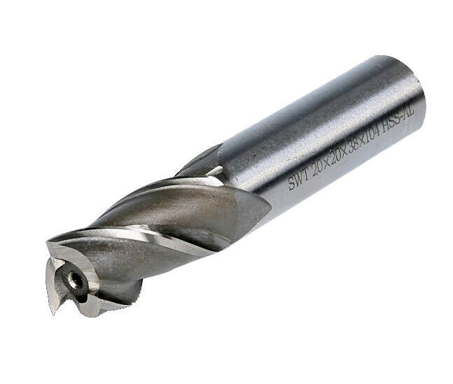 Cutting Diameter 15mm Overall Length 92mm 3 Flute HSS-AL End Mill Cutter