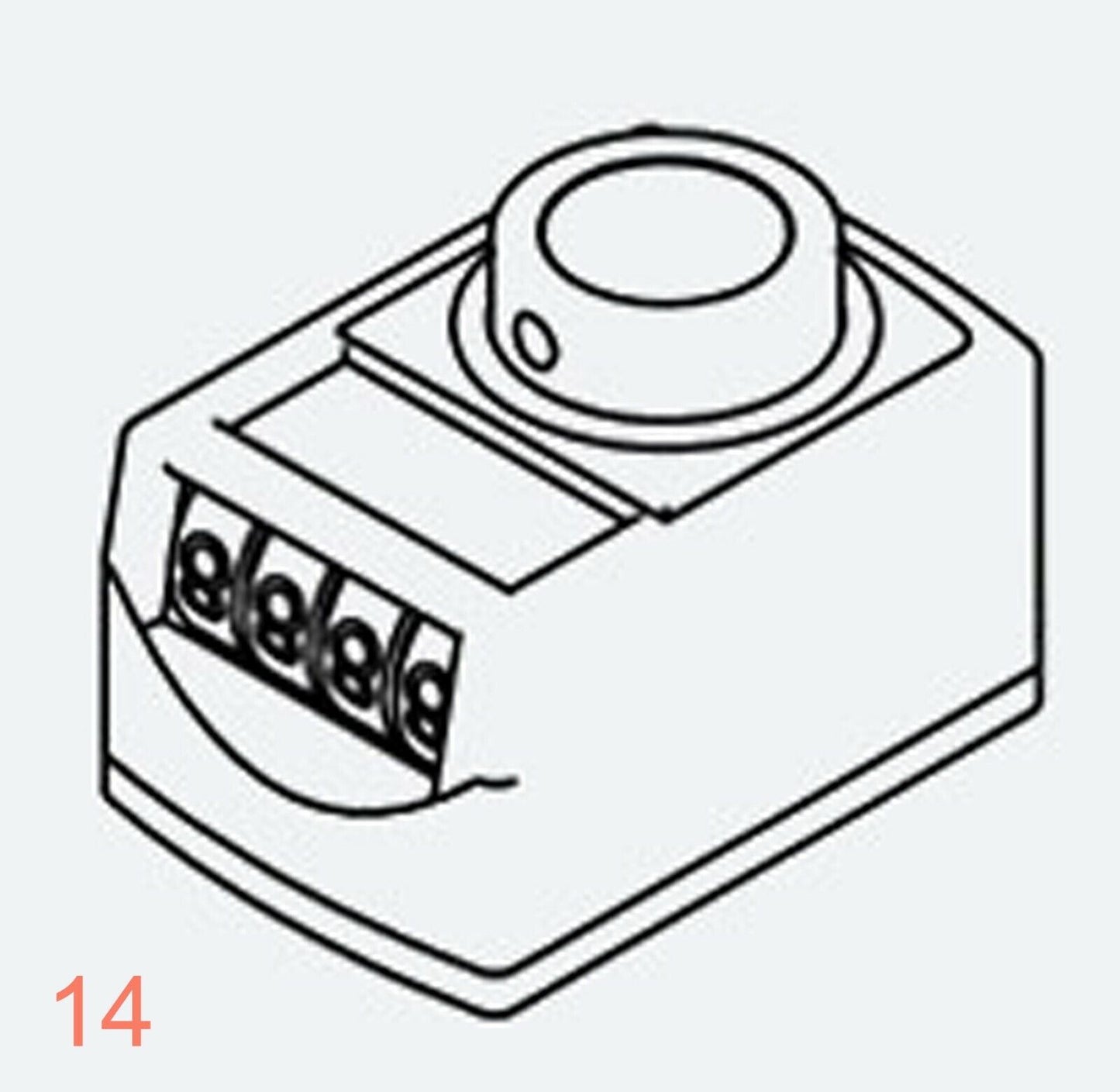 Affichage 0050 Arbre creux 30 mm Indicateur de position numérique Compteur