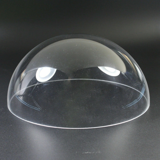 Cache-poussière sans monture en acrylique PMMA transparent en forme de dôme