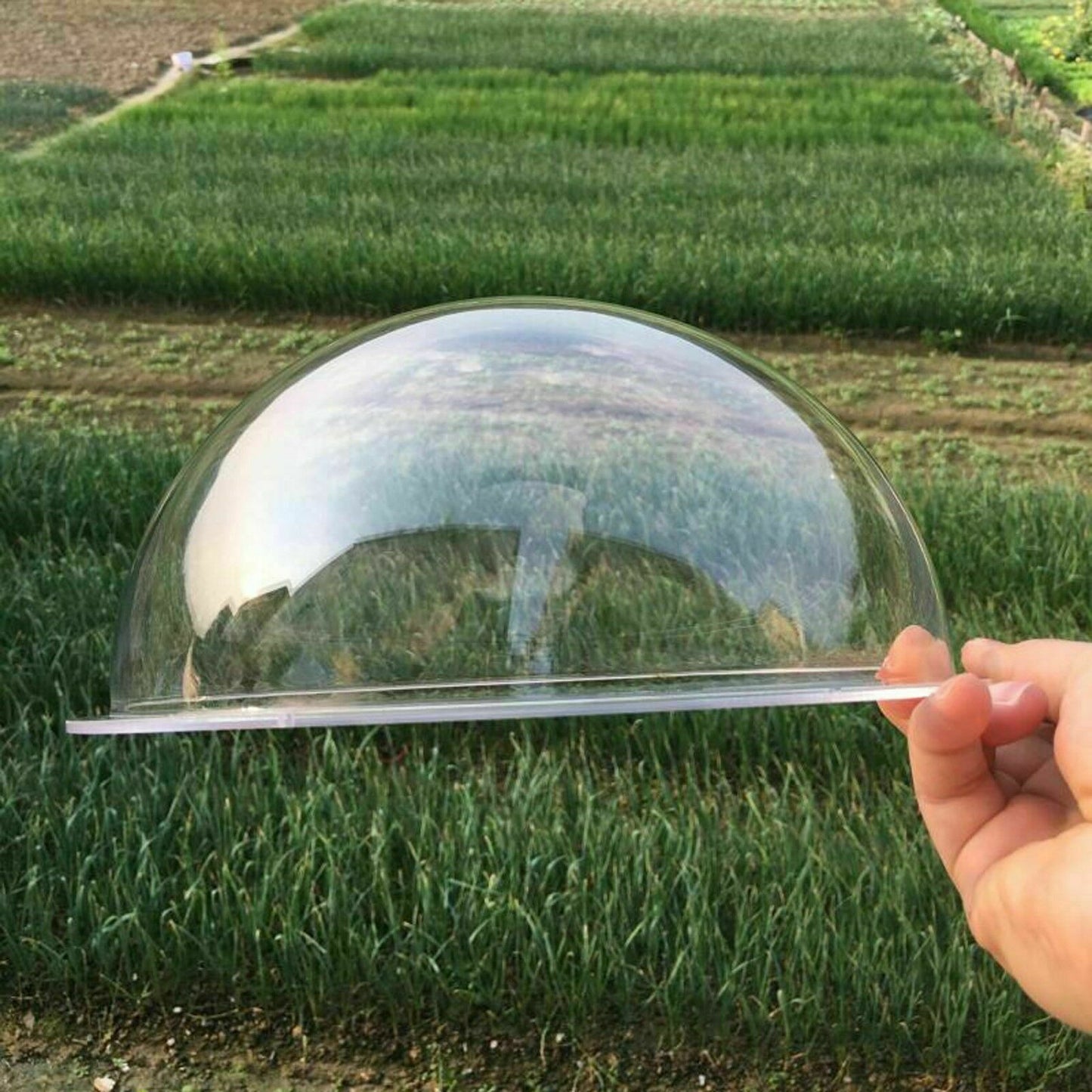 Acrylic PMMA Dome Shape Dust Cover with Screw hole