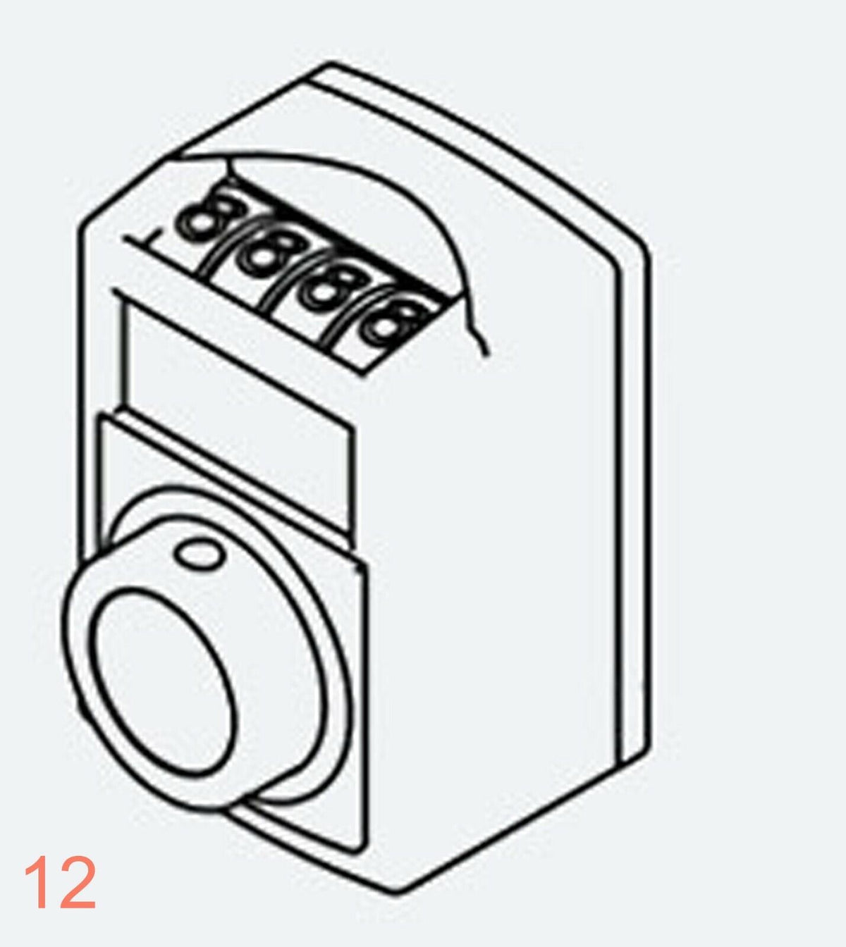 3 Position Counter Display 0020 Hollow shaft 25mm Digital Position Indicator Counter ...