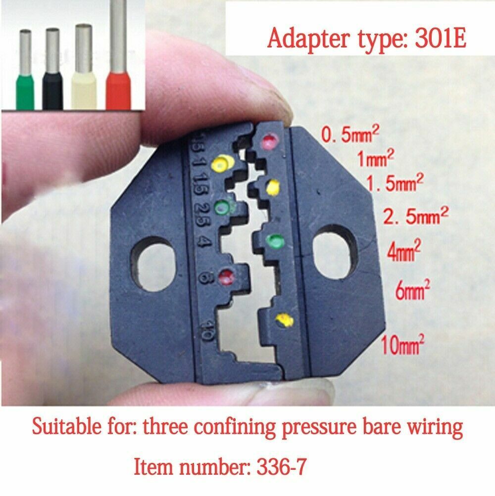 Pince à sertir, outil de sélection de matrices pour connecteurs de bornes