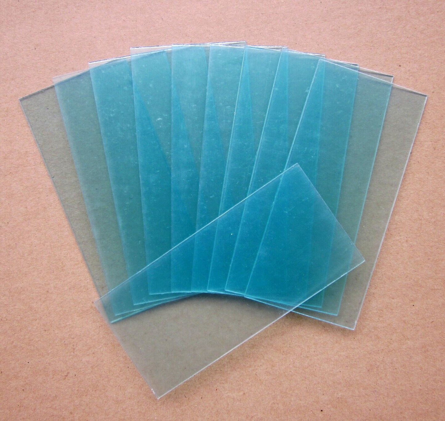 Lentilles de soudure transparentes 4 1/4x2, 10 pièces, lentilles de sécurité en plastique pour capot de casque de soudage