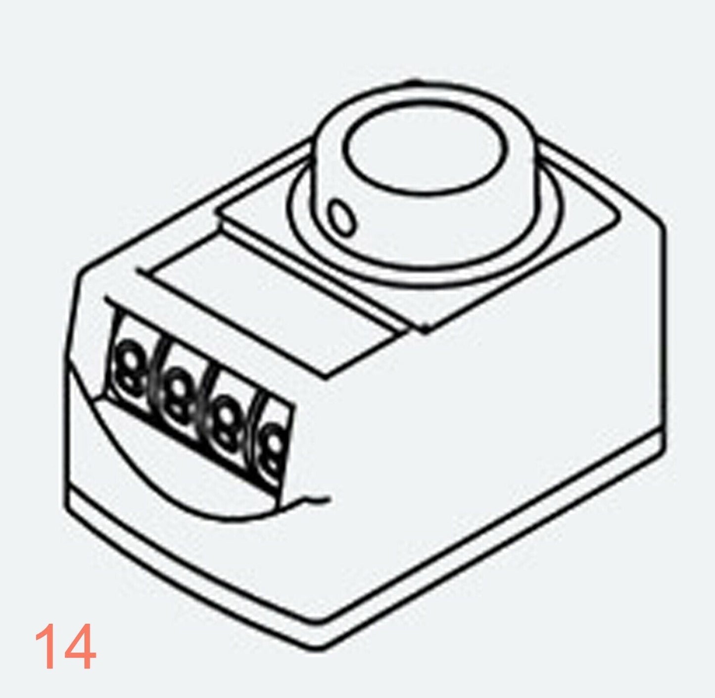 Display 0080 Hollow shaft 20mm Digital Position Indicator Counter