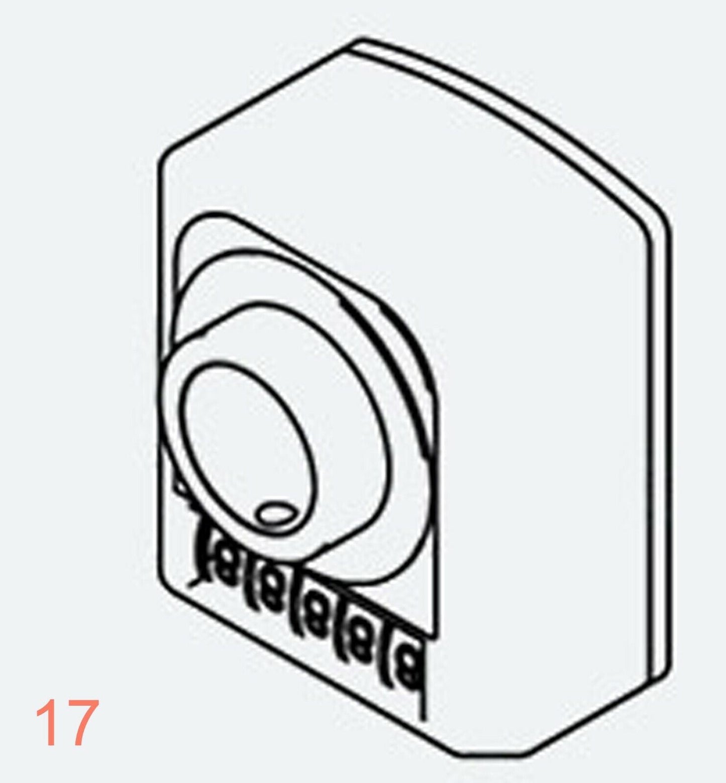 Display 0080 Hollow shaft 20mm Digital Position Indicator Counter